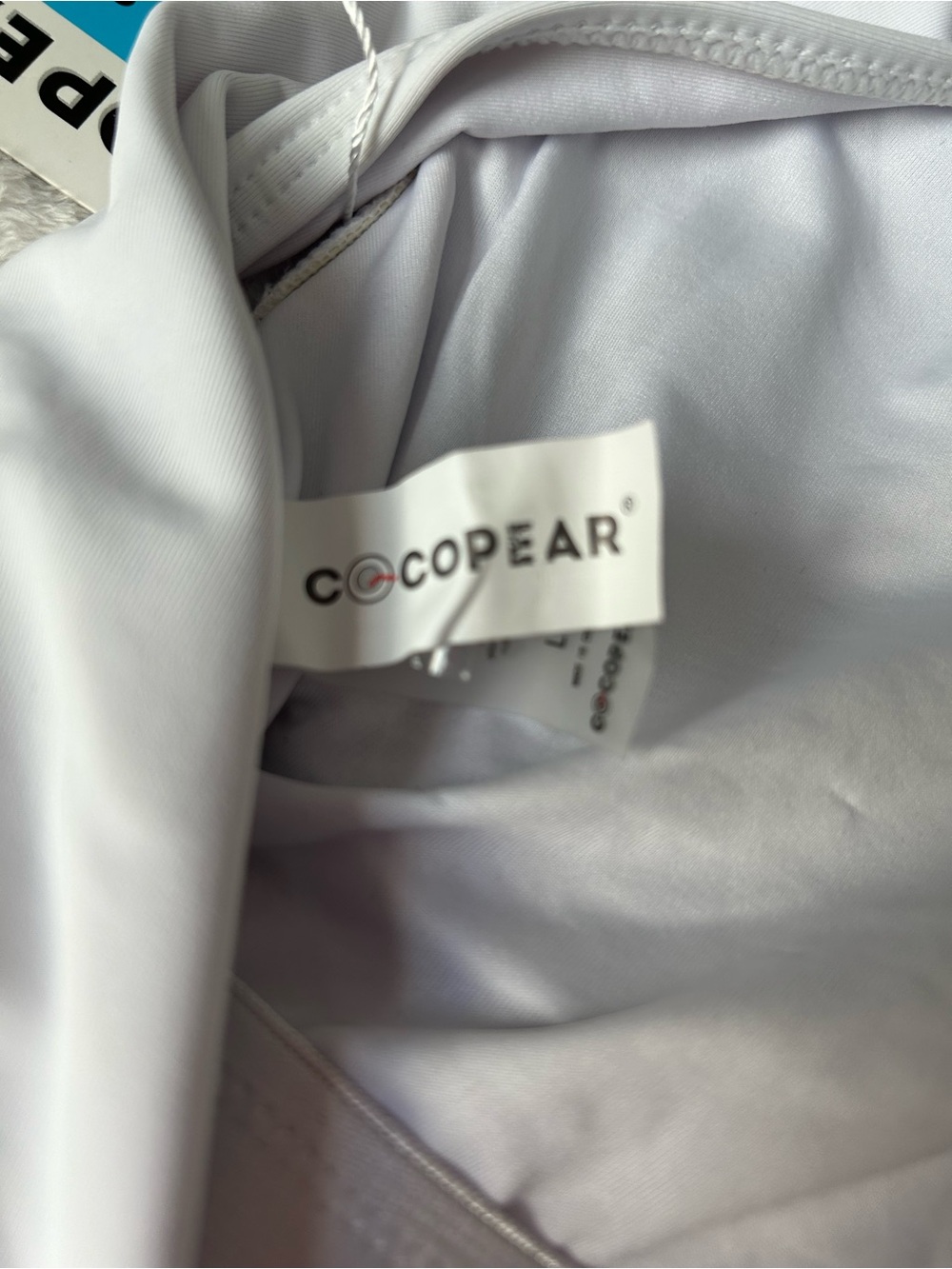 White Garment with Care Instruction Tag - Picture 6 of 8